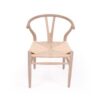 WISHBONE DESIGNER REPLICA CHAIR – White Coastal Oak - Image 3