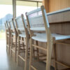 ZEN COUNTER STOOL WHITE OR GREY