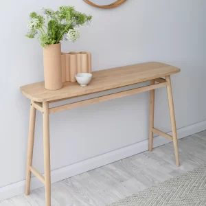Twist Console Table 120(CM) - European Oak