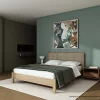 Circa King without Storage - European White oak and fabric Headboard - Image 5