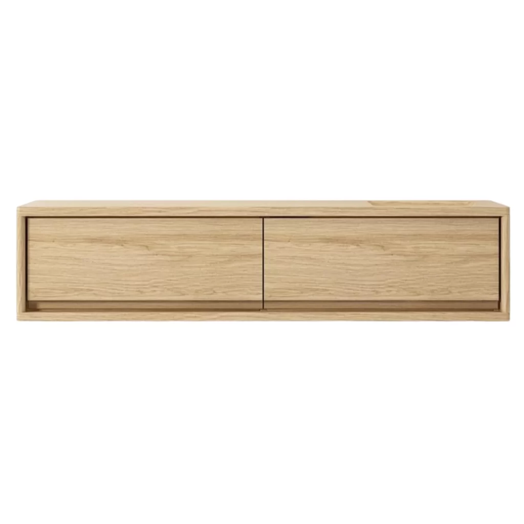 Circa Floating Cabinet Module 4 - European Oak - Furniture Design Australia