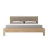 Circa King without Storage - European White oak and fabric Headboard