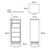 Twist Tallboy - FSC Recycled Teak - Image 4