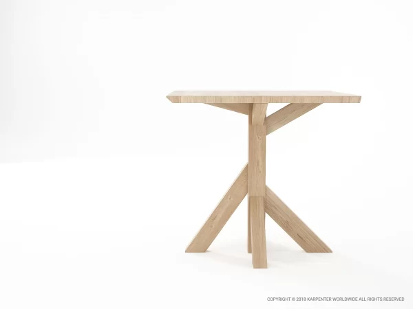 KI Square Oak table - Image 2