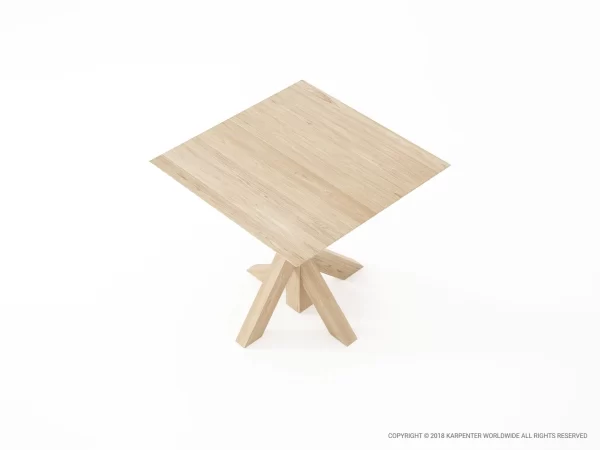 KI Square Oak table - Image 3