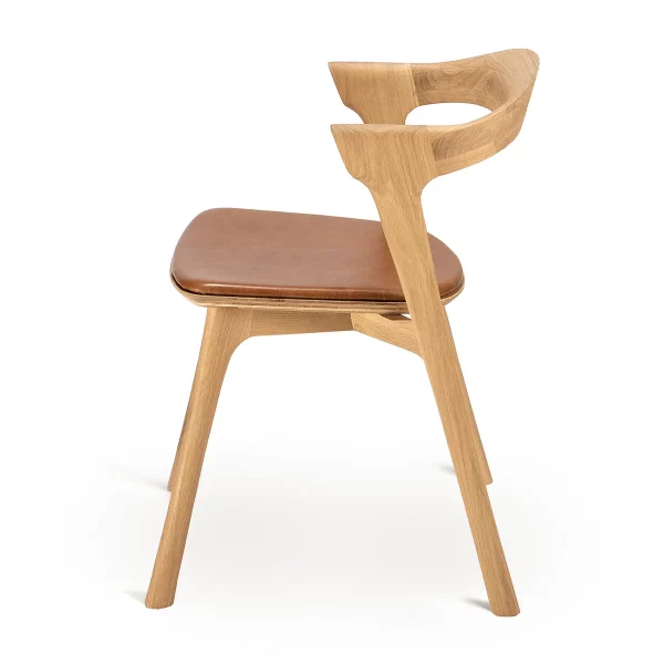 Bok Oak Chair Leather Cognac