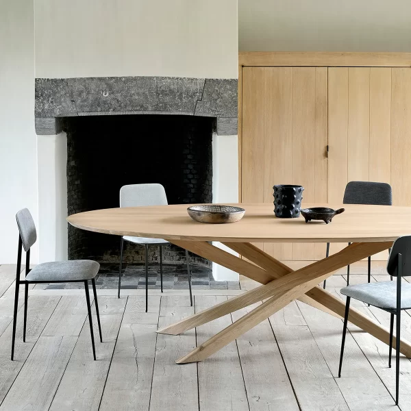 Ethnicraft Mikado Oval Dining Table Oak - Image 2