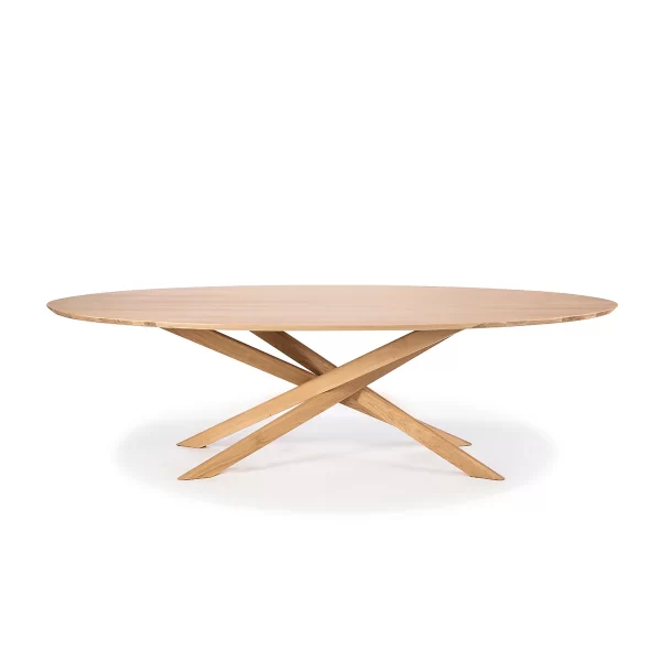 Ethnicraft Mikado Oval Dining Table Oak