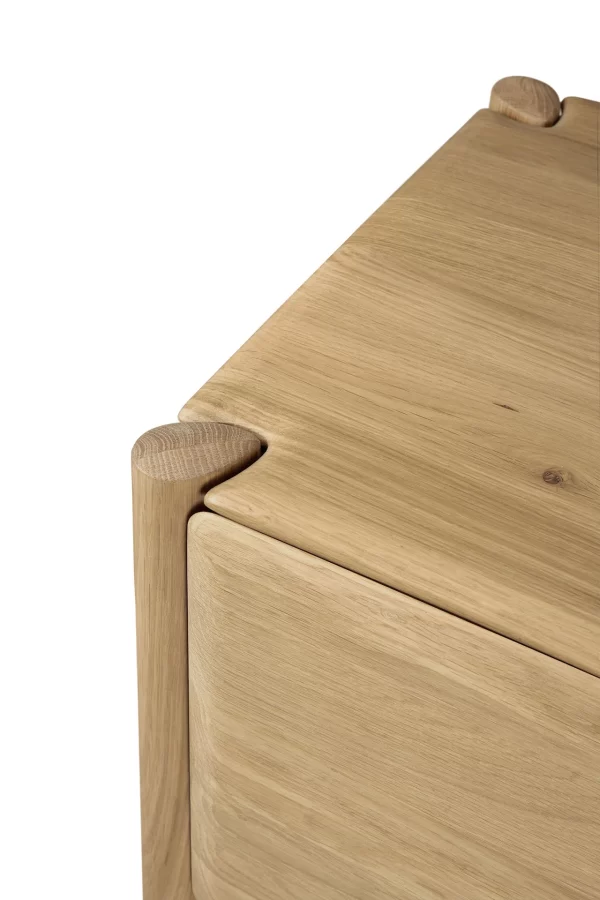 Ethnicraft Oak PI Tv Cupboard 3 Door oak - Image 8