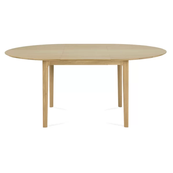 Ethnicraft Bok round extension dining table 129-179 - Image 4