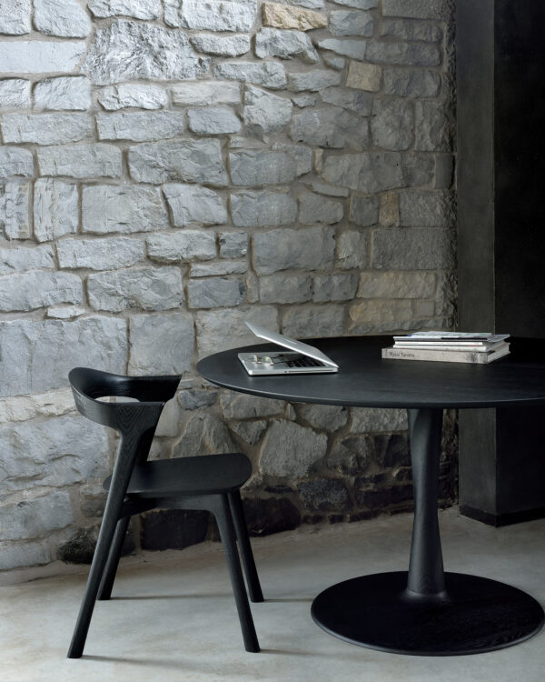 Ethnicraft Torsion Table Black 90cm - Image 4