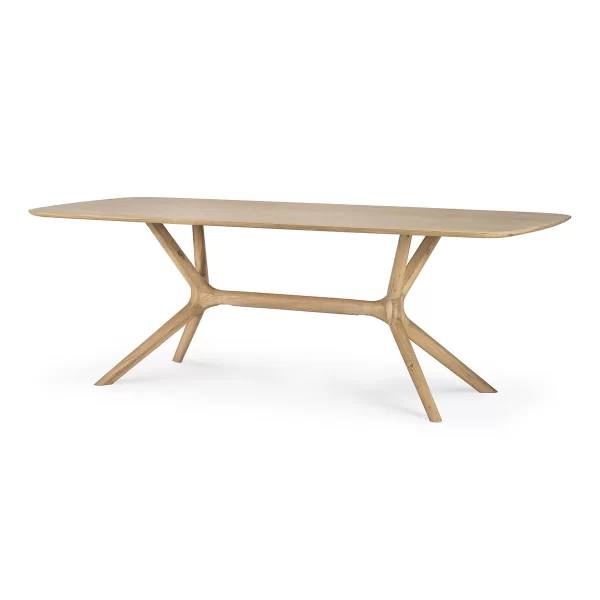 X Oak Dining Table