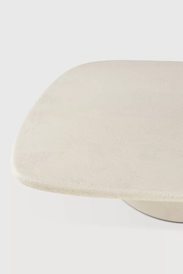Ethnicraft Microcement Elements Pebble Coffee Table  L:134cm D: 96cm x H: 30cm - Image 6