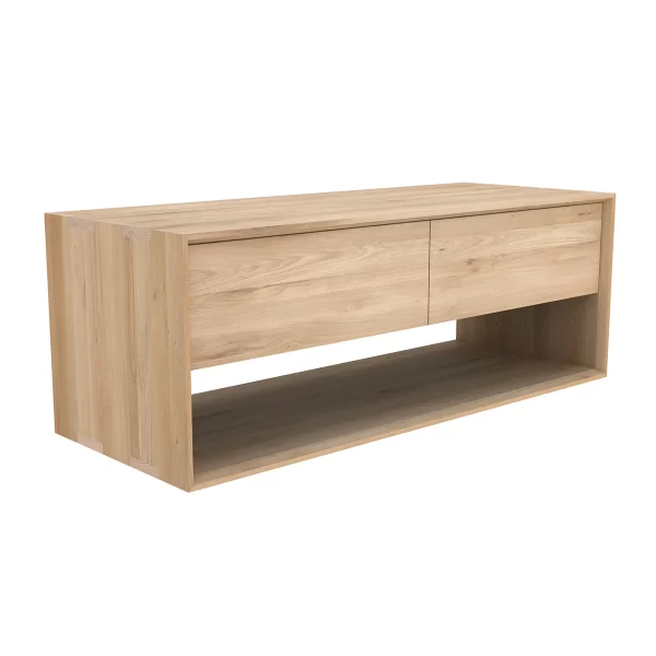 Ethnicraft Oak Nordic TV Cupboard 1200/46/45 - Image 2