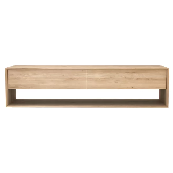 Ethnicraft Oak Nordic TV Cupboard W: 180 x D: 45 x H: 45cm - Image 2