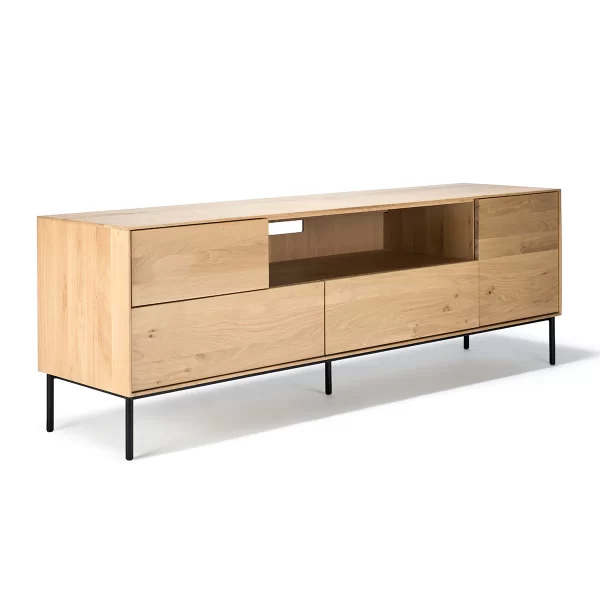 Ethnicraft Oak Whitebird TV Cupboard - Image 2