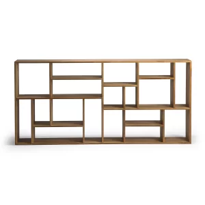 Oak M Rack 104cm x D: 30cm x H: 219cm