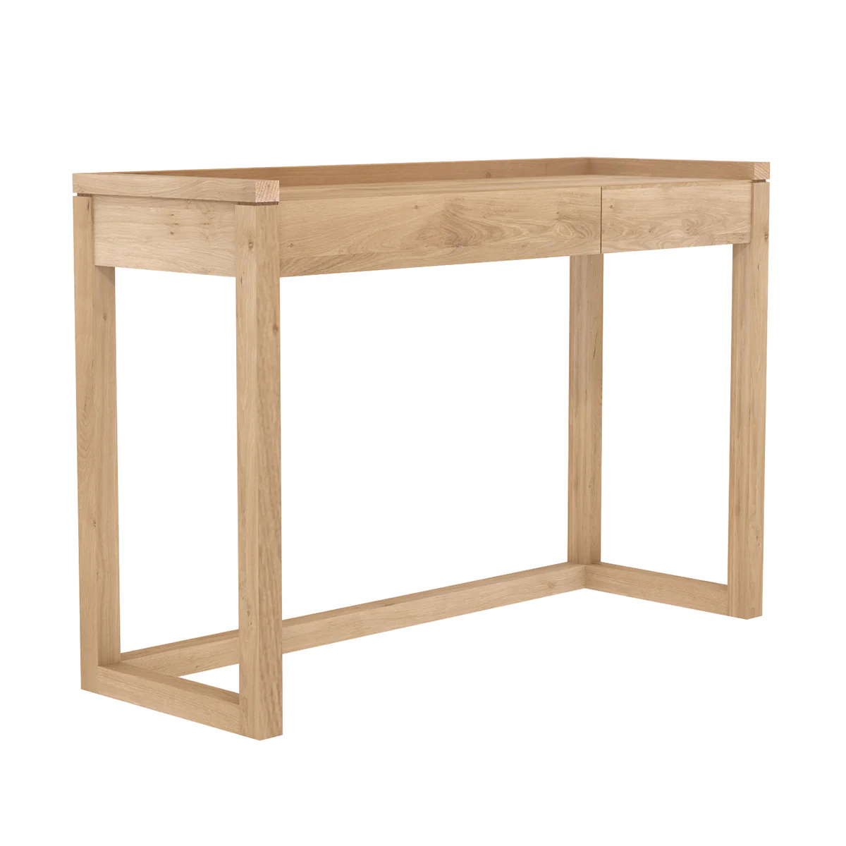 Oak Frame Desk W: 120cm x D: 43cm x H: 82cm - Image 4
