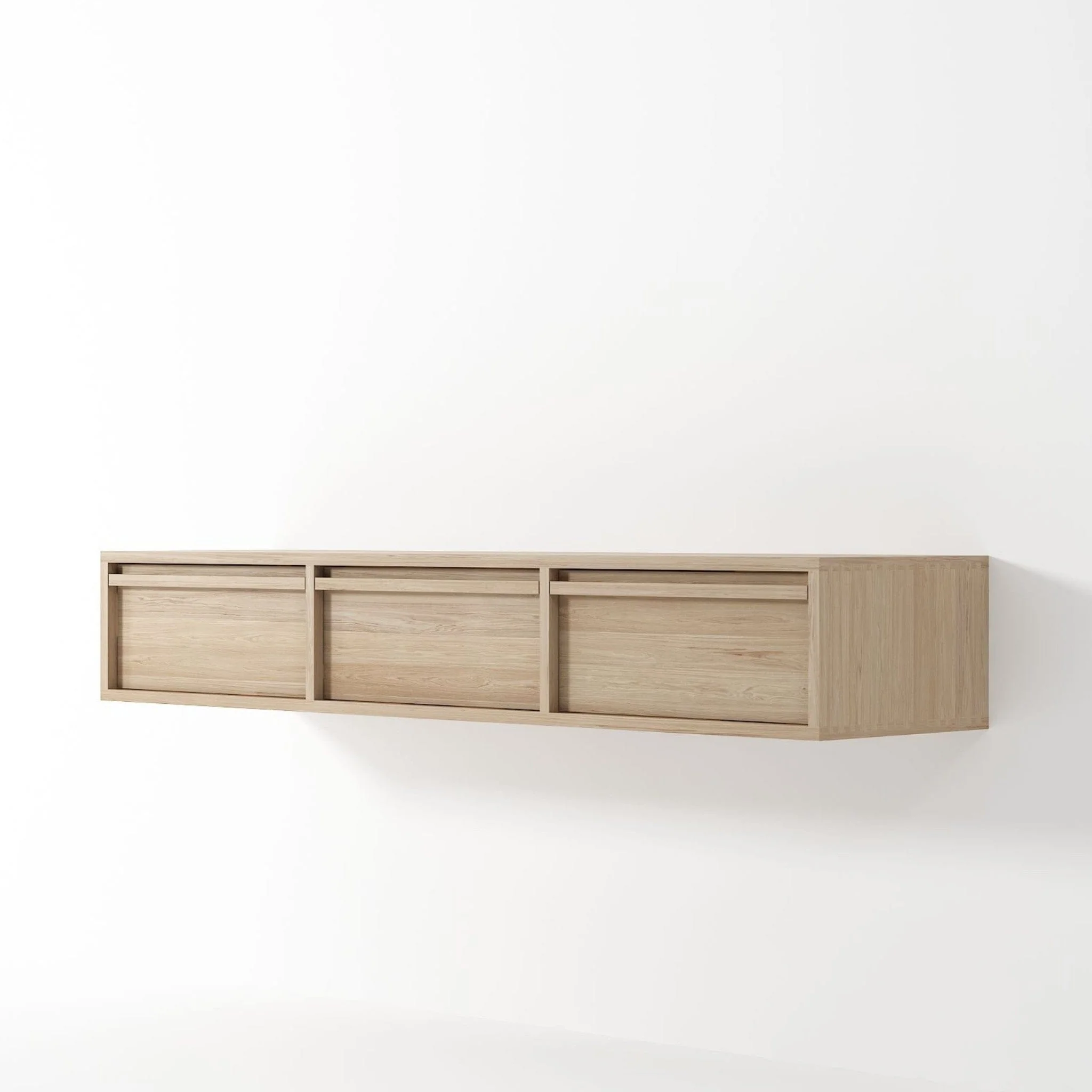 Floating Cabinet with 3 Drawers L 161 x D 40 x H 26 - Image 3