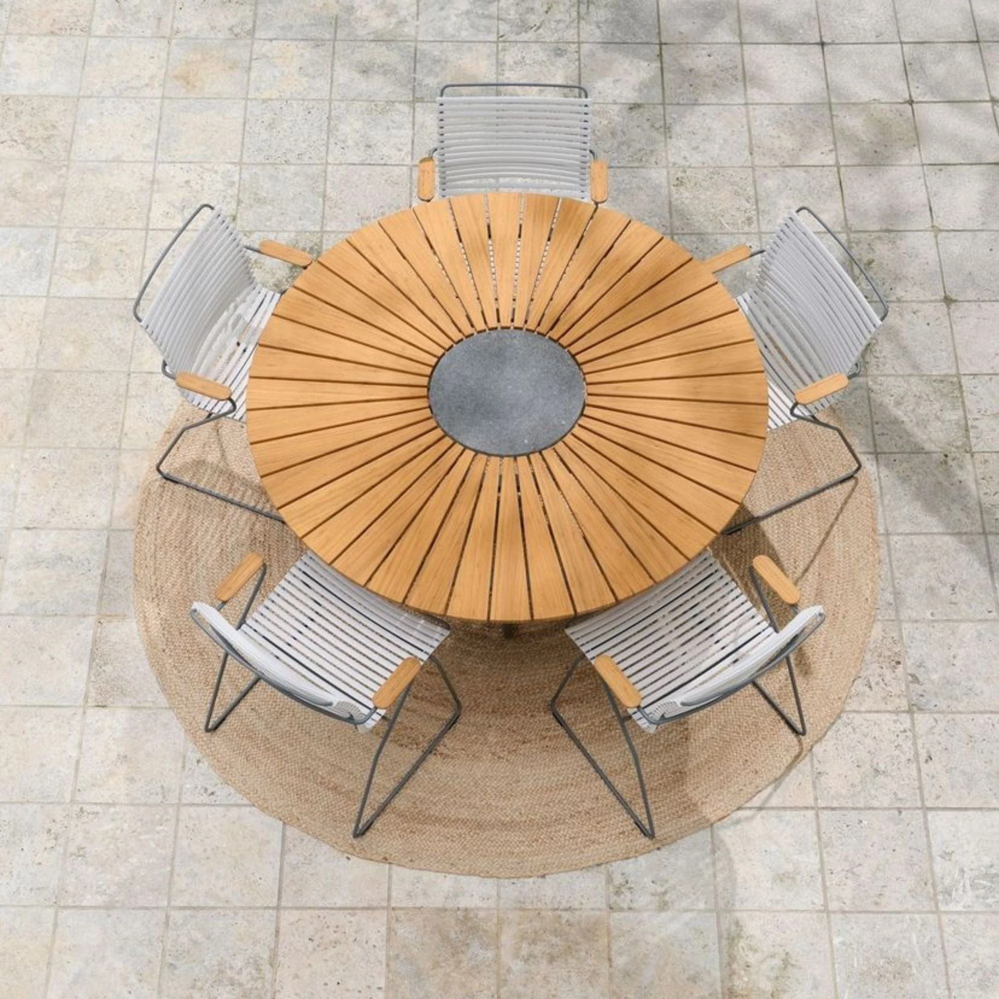 Click Dining Chair (No Arms) - Muted White - Image 2