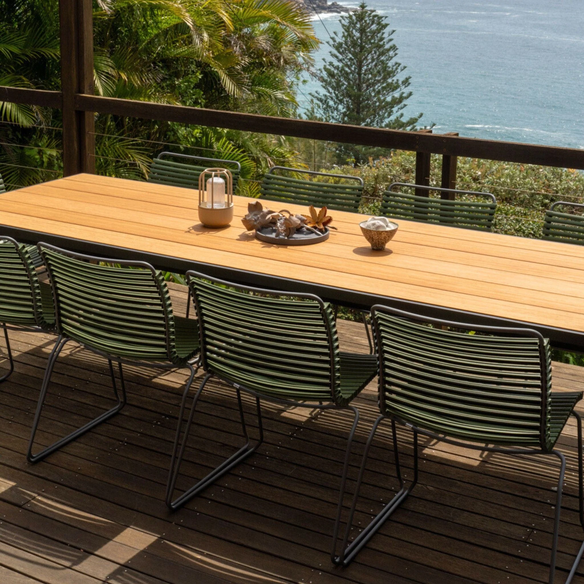 Four Table - Bamboo | Black 210(CM) - Image 6