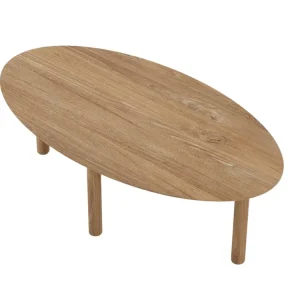 Tenon Oval Coffee Table 140cm - Teak