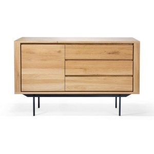Oak shadow sideboard 1 dr 3 dw