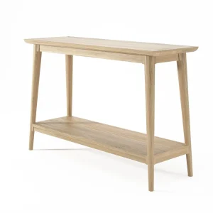Vintage Console 1 Shelf - European Oak